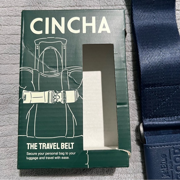 Cincha The Travel Belt For Luggage, Blue, Stylish, Adjustable Strap - Picture 3 of 11